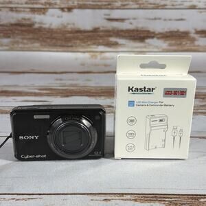 Sony Cyber‑Shot DSC‑W290 12.1MP Digital Camera w/ Battery & Charger